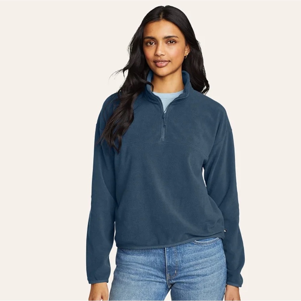 Women's EB Quest 2.0 Pullover M Blue Fleece Pullover